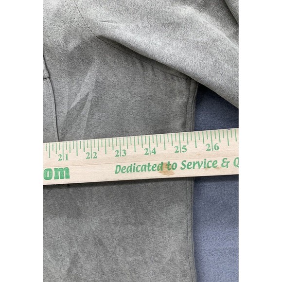 Alfani Button Down Shirt Men's Size XL Beige Short Sleeve Double Chest Pockets - Picture 5 of 12